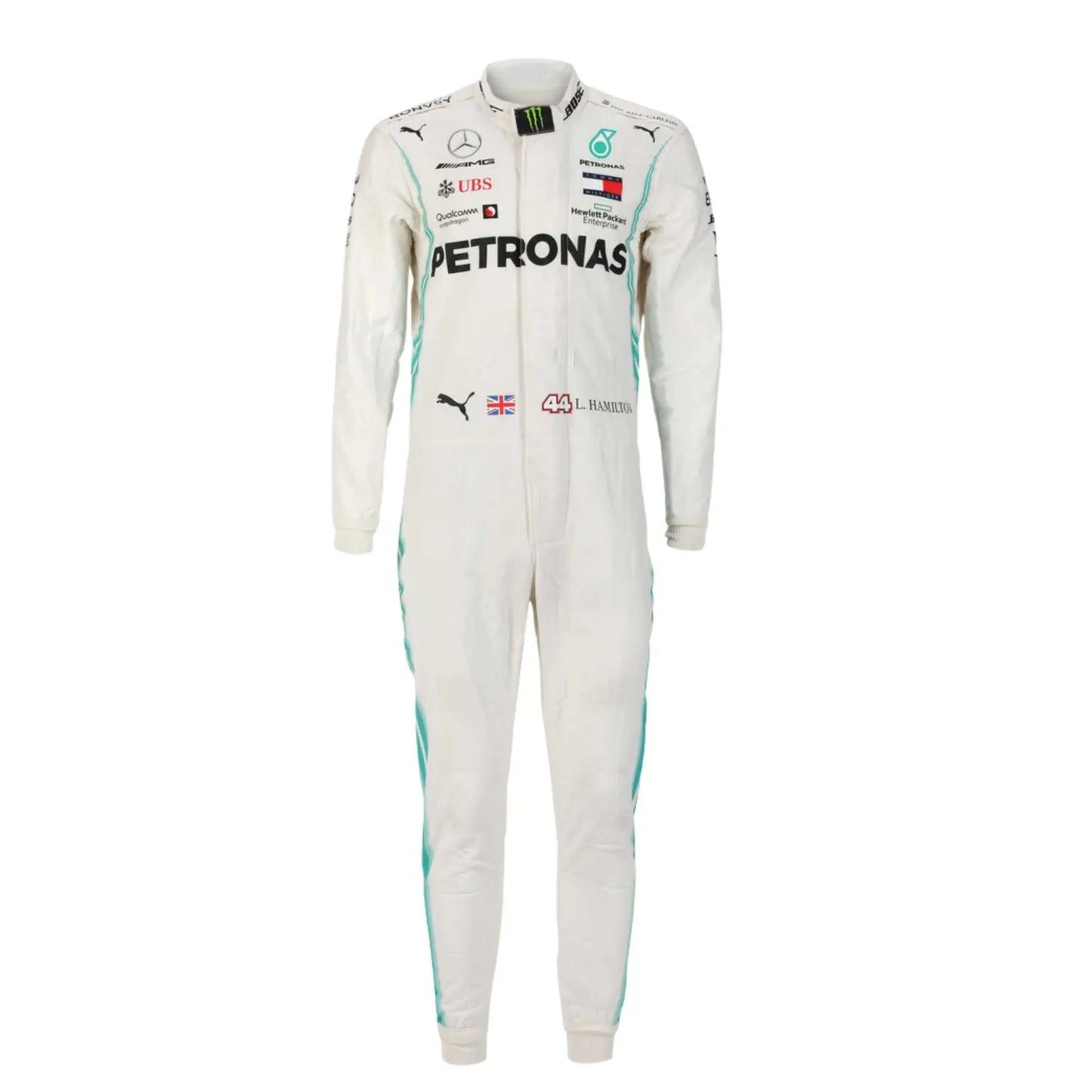 2019 Lewis Hamilton PETRONAS Mercedes Race Suit | Premium F1 Replica