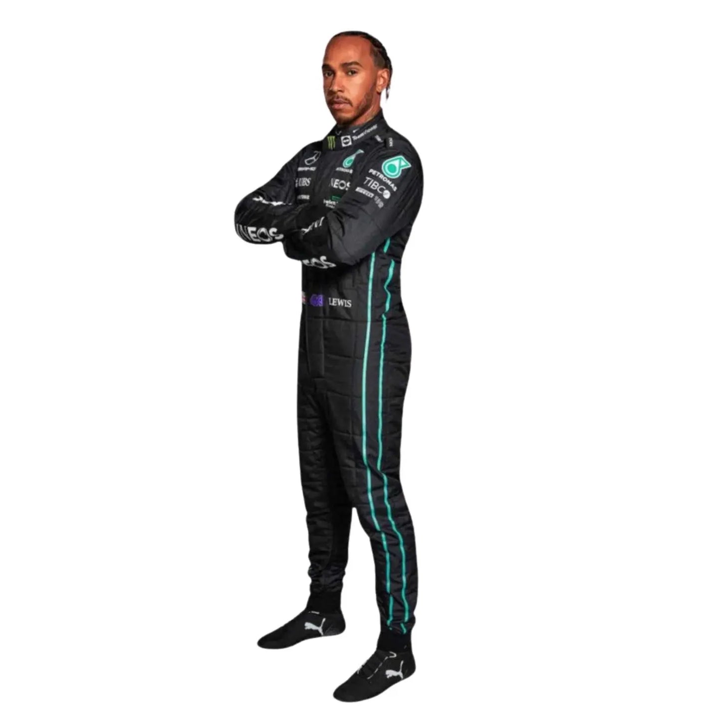 2022 Lewis Hamilton Replica Mercedes Race Suit | Premium F1 Racing Suit