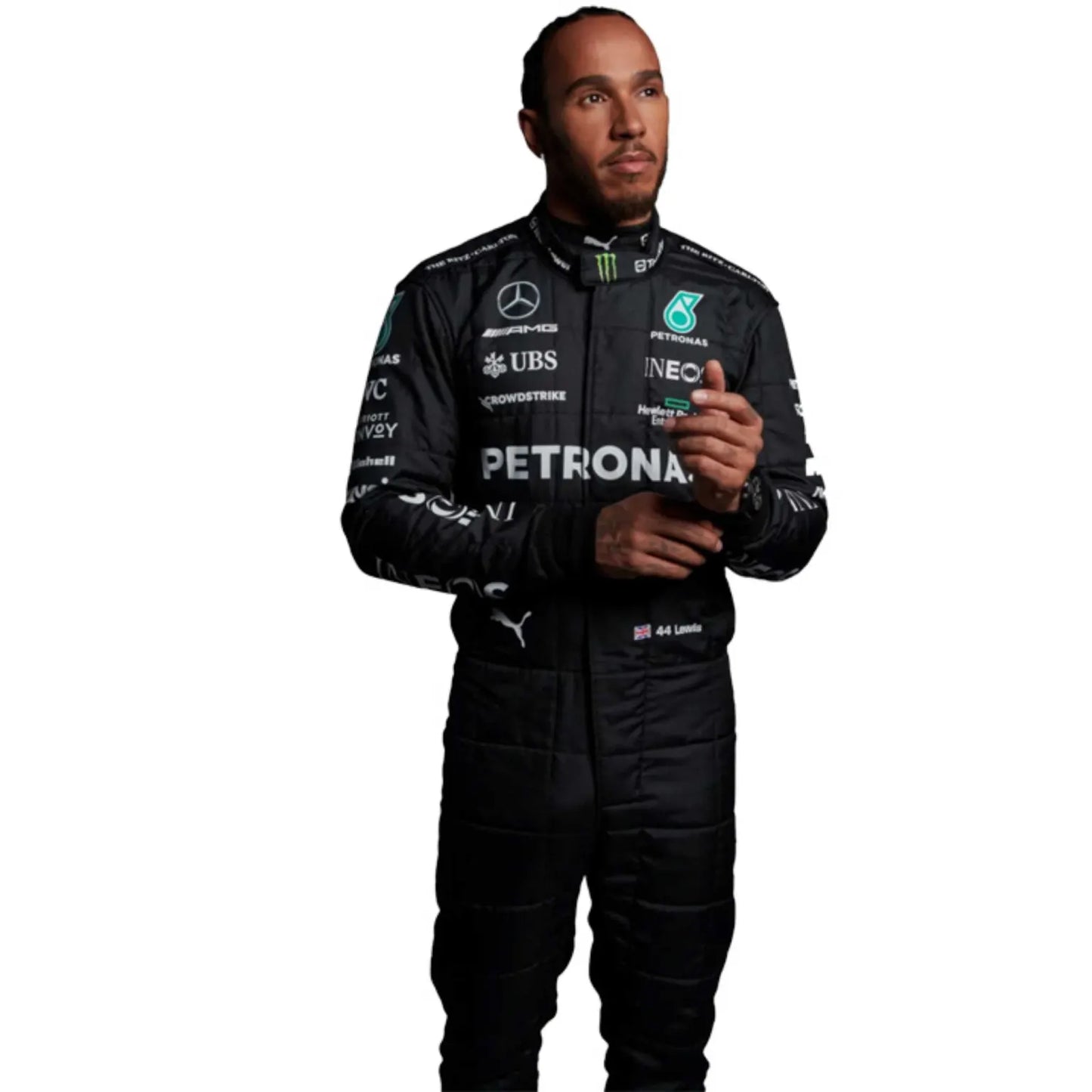 2023 Lewis Hamilton PETRONAS Mercedes Race Suit | Premium F1 Replica