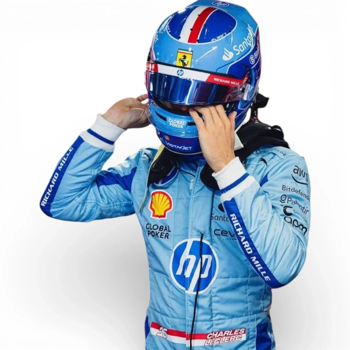 2024 Charles Leclerc Scuderia Ferrari Miami GP F1 Race Suit | Replica