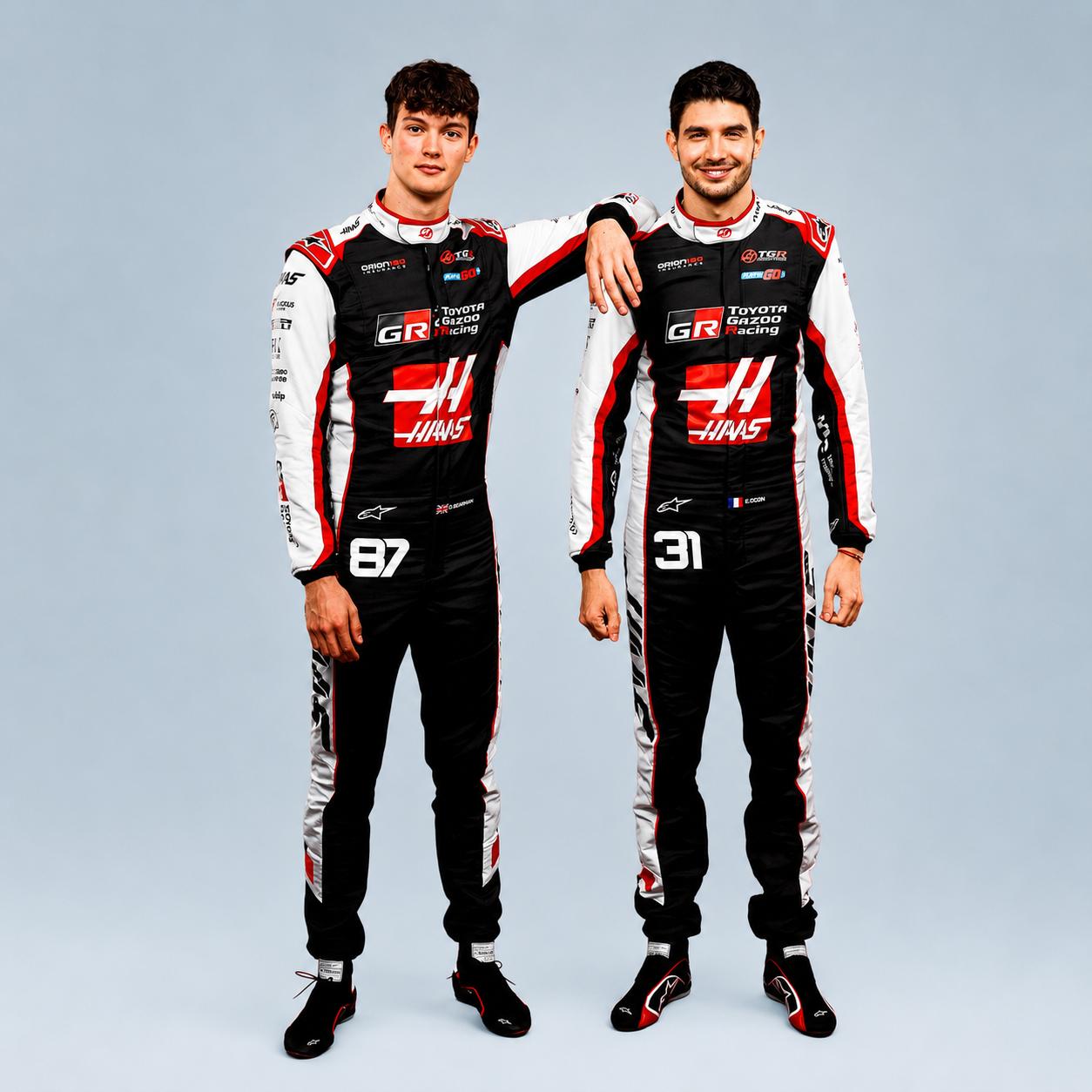 2026 Ollie Bearman MoneyGram Haas F1 Team Race Suit | Replica Suit