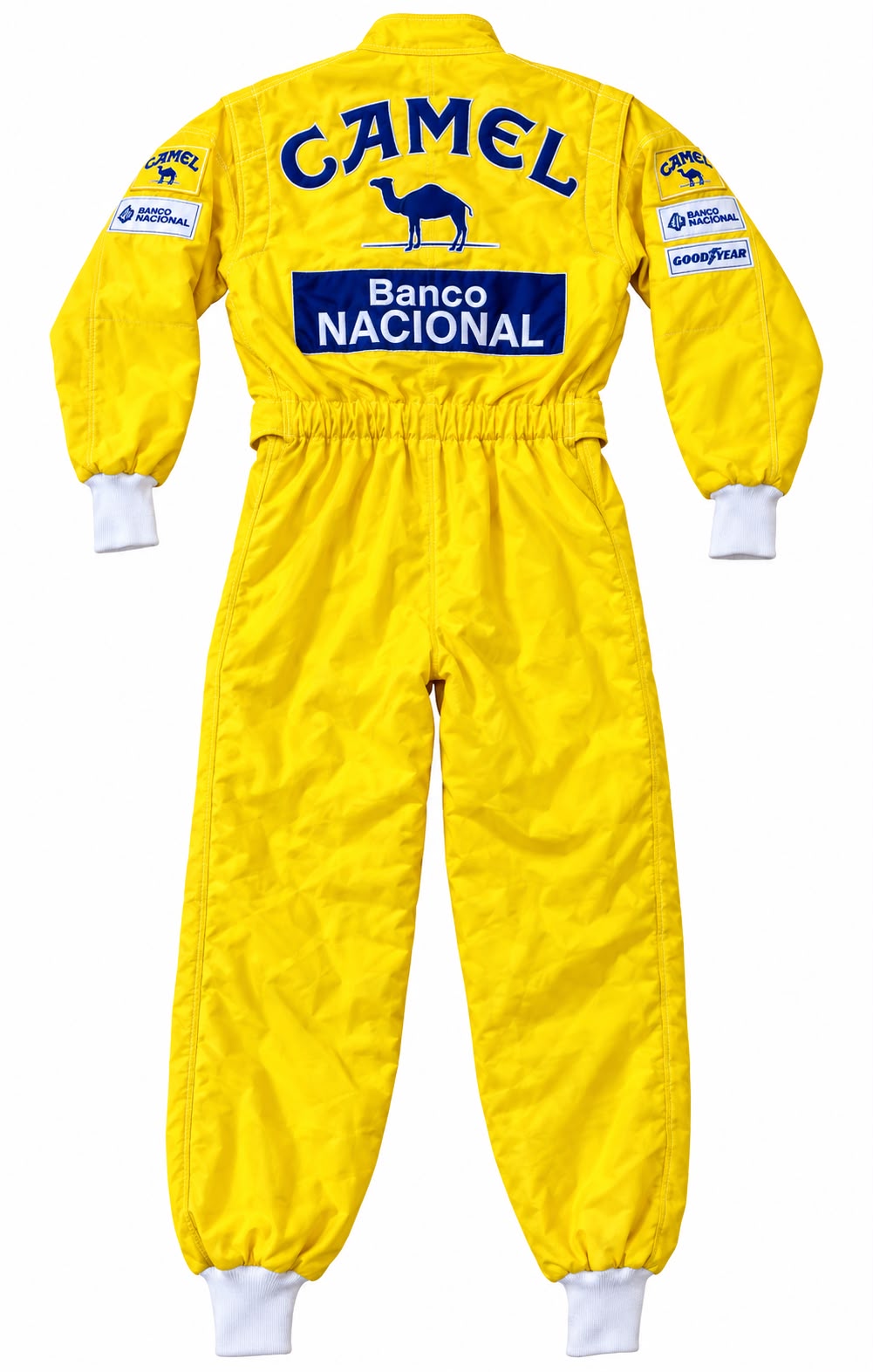 Ayrton Senna Camel 1987 Racing Suit – Sublimation F1 Replica