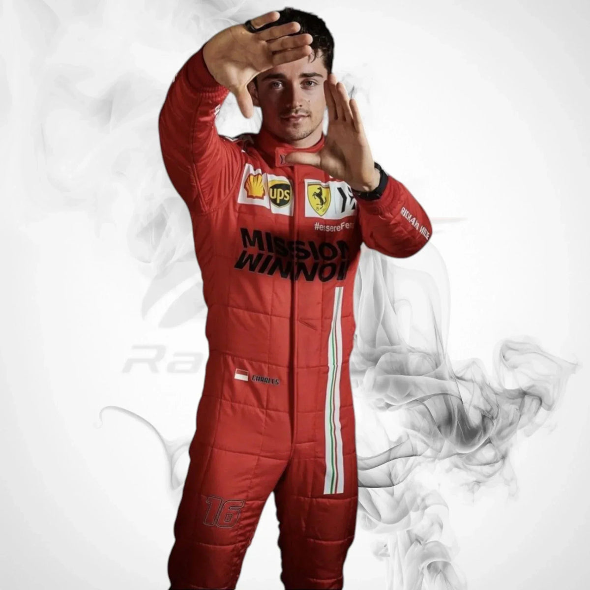 2021 Charles Leclerc Ferrari F1 Racing Suit | Mission Winnow Style