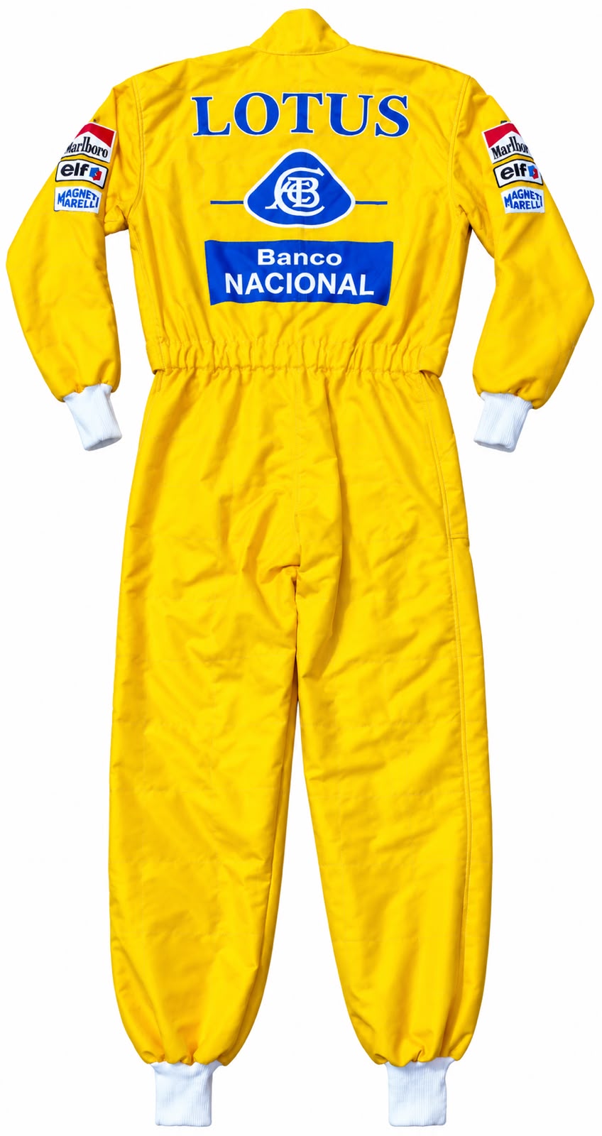 Ayrton Senna Lotus 1987 Racing Suit – Vintage F1 Motorsport Replica