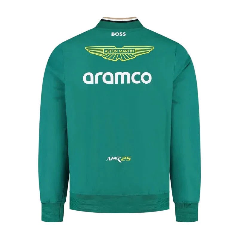Aston Martin F1 Team 2025 Team Bomber Jacket | Motorsport Apparel