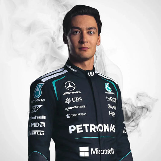 George Russell 2026 F1 Driver Mercedes Race Suit | Premium Replica Racing Suit