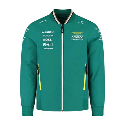 Aston Martin F1 Team 2025 Team Bomber Jacket | Motorsport Apparel
