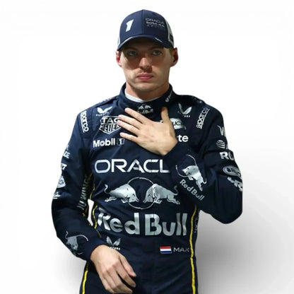 2025 Max Verstappen Red Bull Racing Singapore Race Suit | Replica
