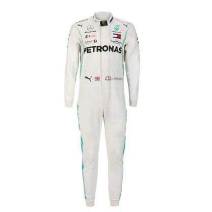 2019 Lewis Hamilton PETRONAS Mercedes Race Suit | Premium F1 Replica