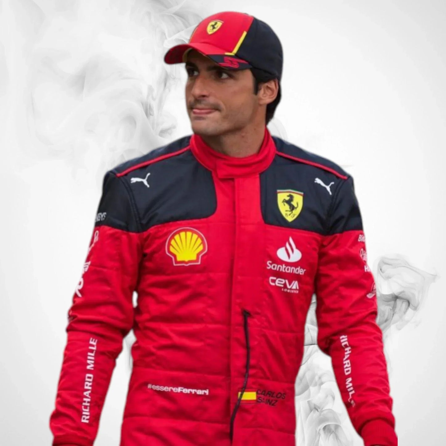 Carlos Sainz 2023 Ferrari F1 Race Suit | Replica Suit