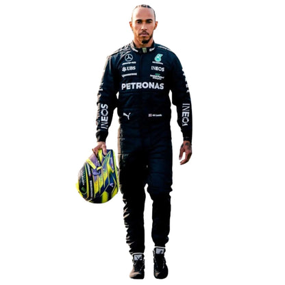 2023 Lewis Hamilton PETRONAS Mercedes Race Suit | Premium F1 Replica