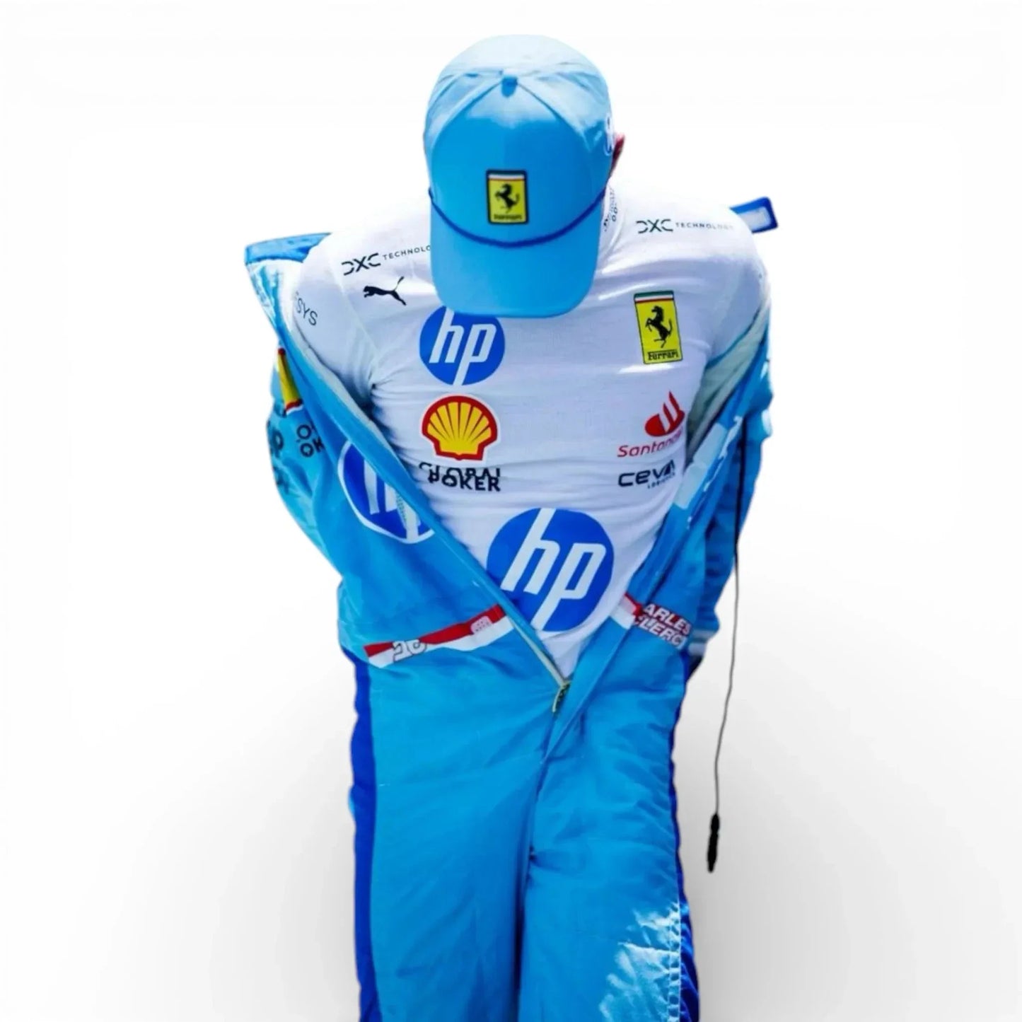 2024 Charles Leclerc Scuderia Ferrari Miami GP F1 Race Suit | Replica