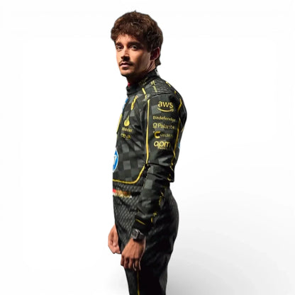 2024 Charles Leclerc Scuderia Ferrari Monza GP F1 Race Suit | Replica