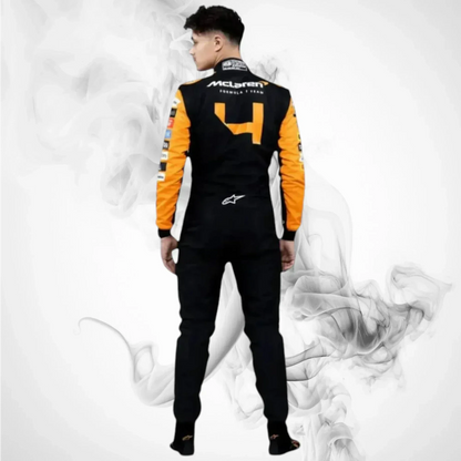 2025 Lando Norris McLaren Race Suit | Premium F1 Replica Racing Suit