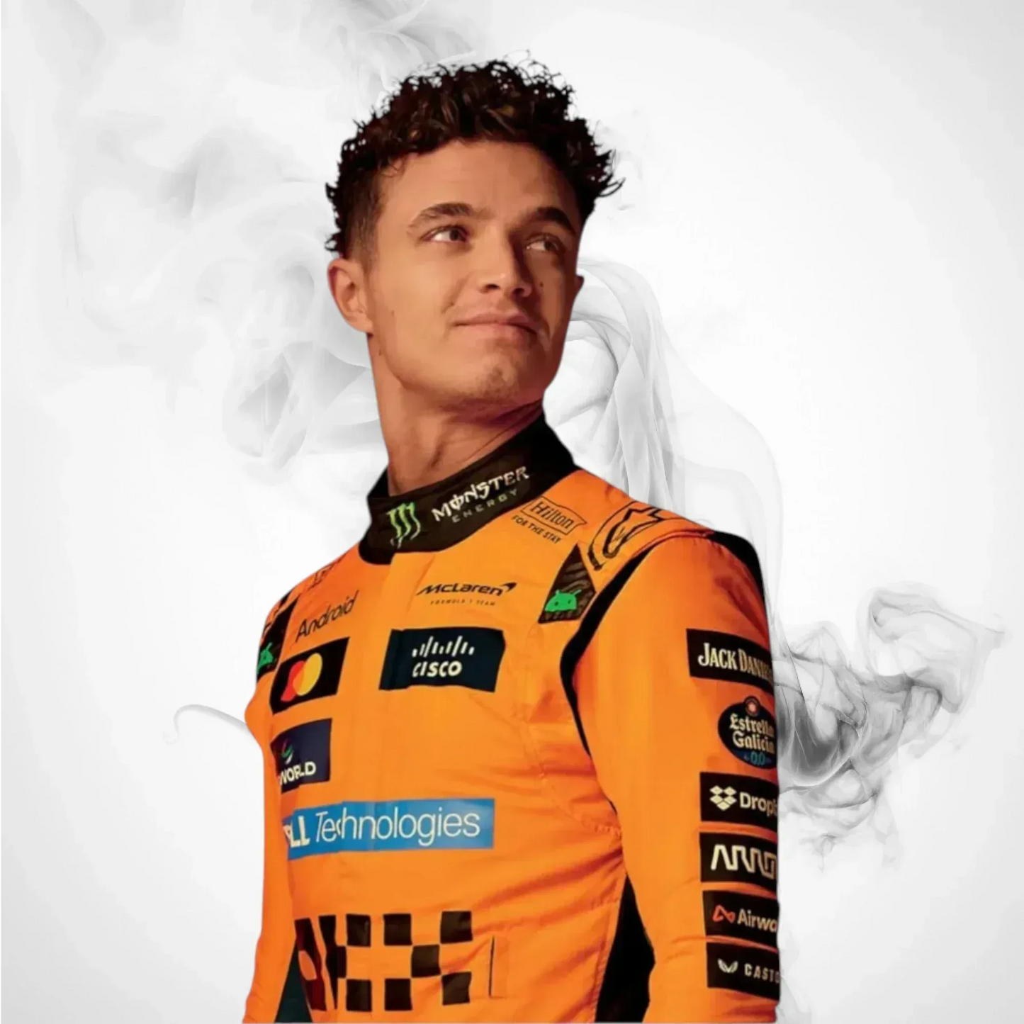 2025 Lando Norris McLaren Race Suit | Premium F1 Replica Racing Suit