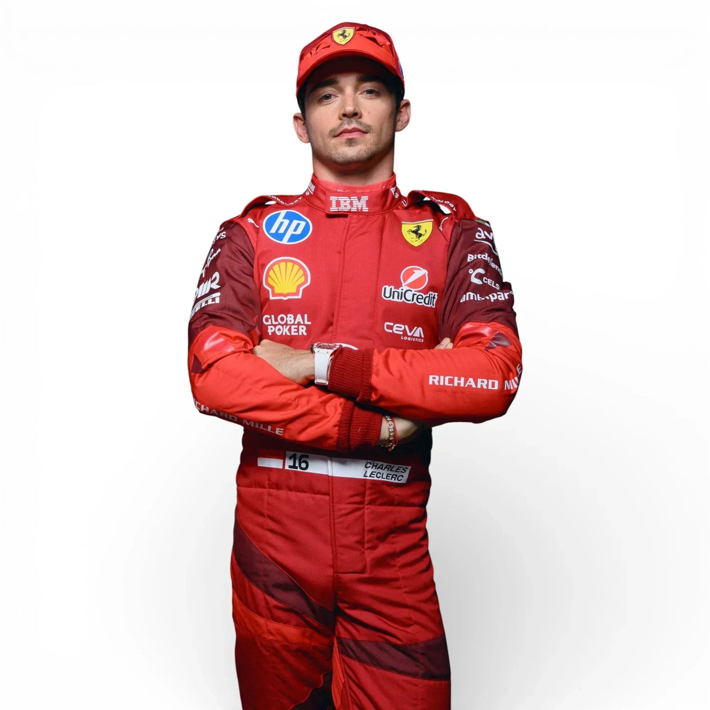 2025 Lewis Hamilton Ferrari F1 Race Suit Replica Racing Jumpsuit