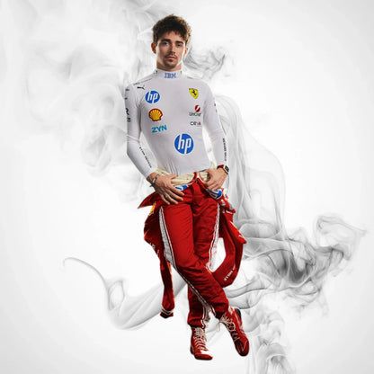 2026 Charles Leclerc Race Suit | Premium Ferrari F1 Replica Racing Suit