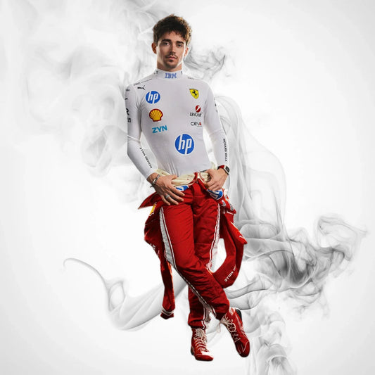 2026 Charles Leclerc Race Suit | Premium Ferrari F1 Replica Racing Suit