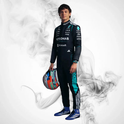 2026 Kimi Antonelli Mercedes Race Suit | Premium F1 Replica Racing Suit