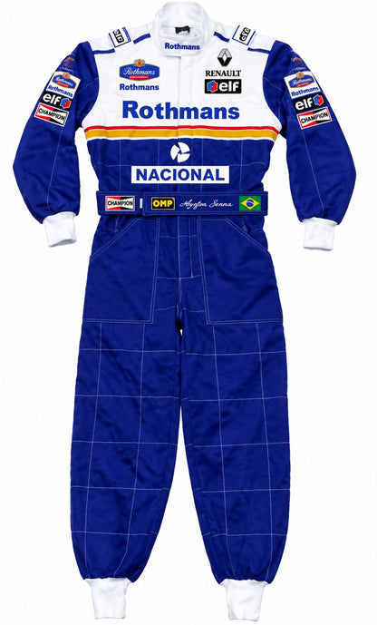 Ayrton Senna 1994 F1 Racing Suit – Classic Motorsport Replica