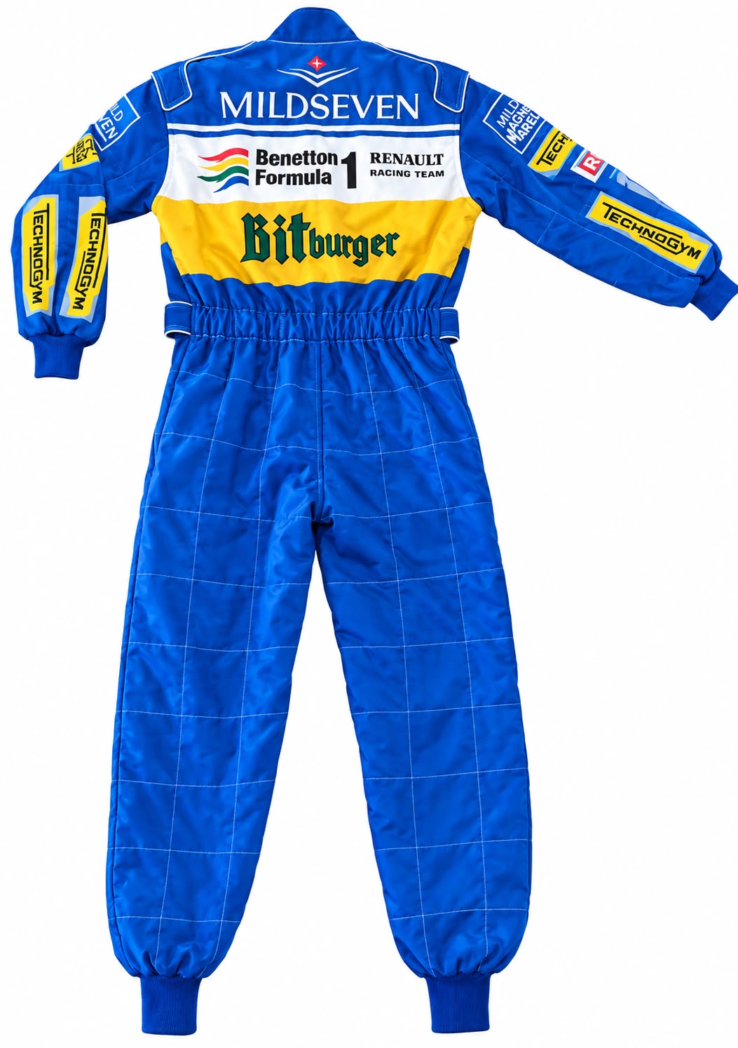Michael Schumacher 1995 Benetton F1 Racing Suit – Vintage Replica