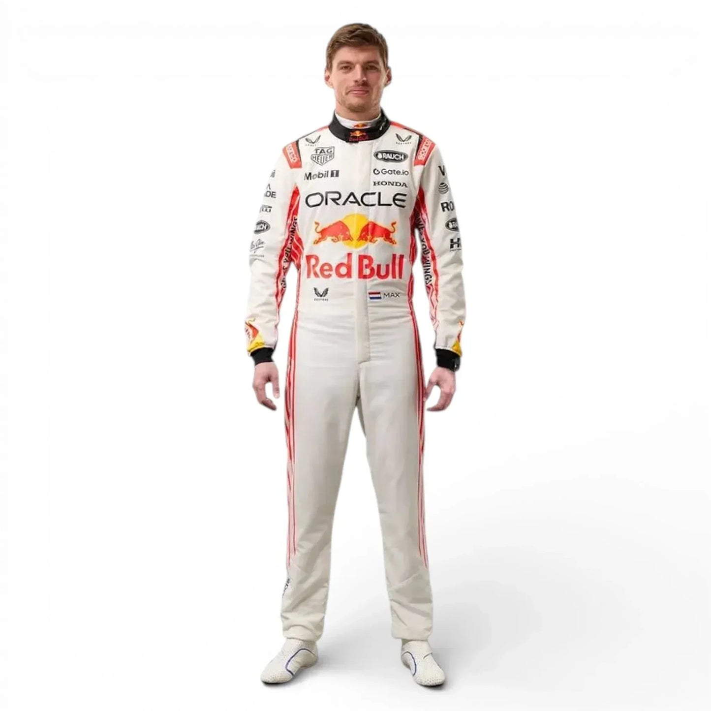 2025 Max Verstappen Red Bull Racing Japanese Race Suit | Replica
