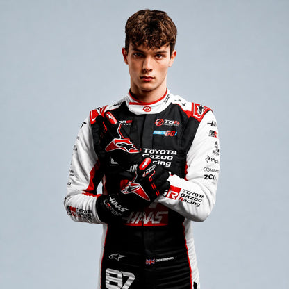2026 Ollie Bearman MoneyGram Haas F1 Team Race Suit | Replica Suit