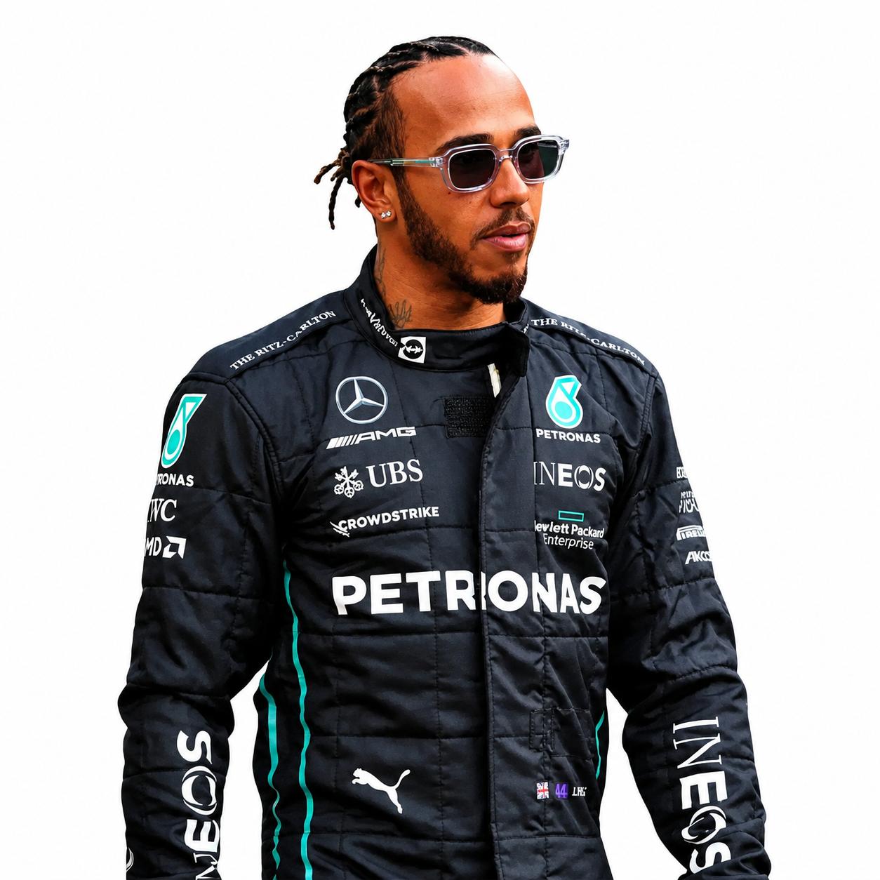 2022 Lewis Hamilton Replica Mercedes Race Suit | Premium F1 Racing Suit