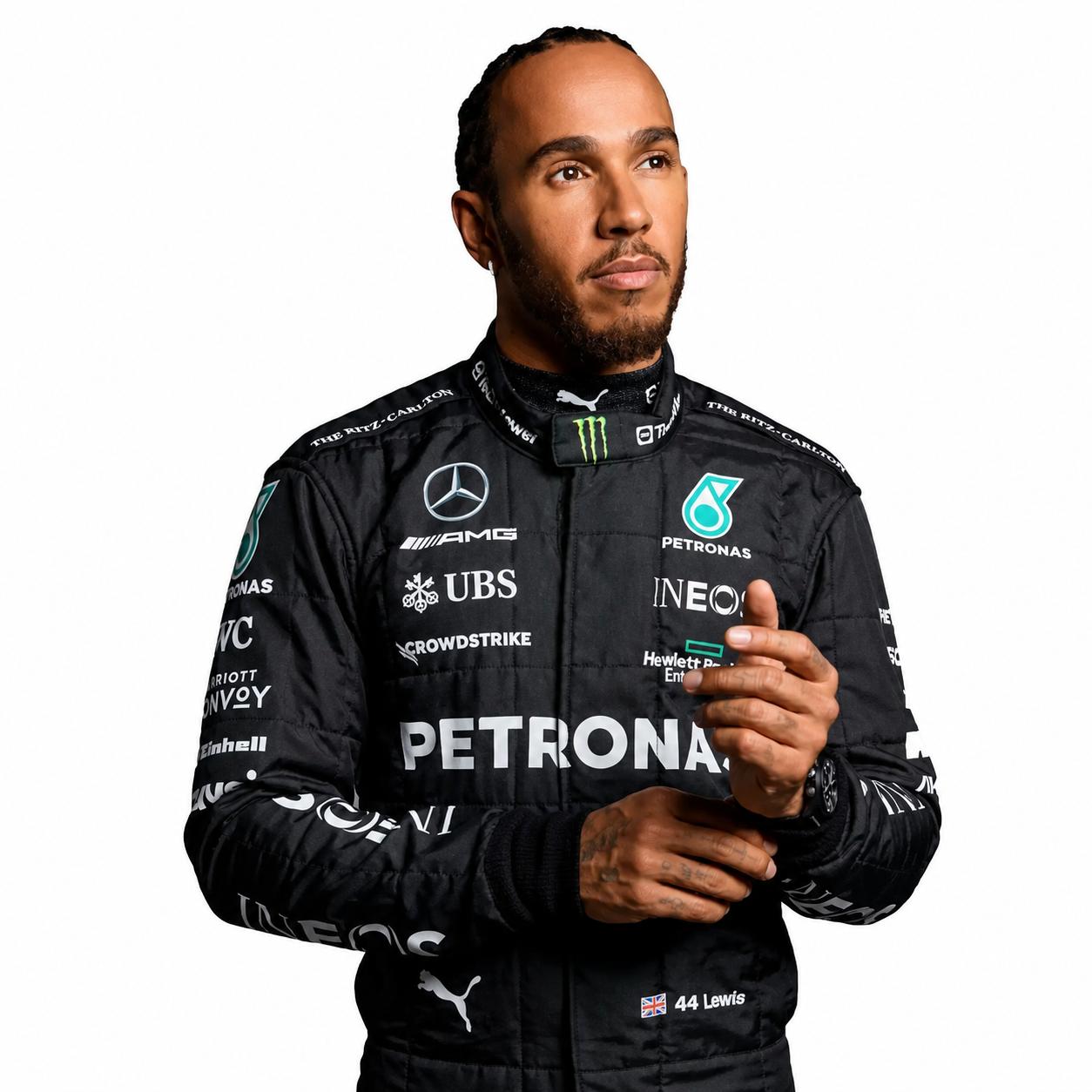 2023 Lewis Hamilton PETRONAS Mercedes Race Suit | Premium F1 Replica