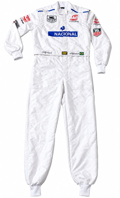Ayrton Senna 1993 Paris Bercy Racing Suit – F1 Motorsport Replica