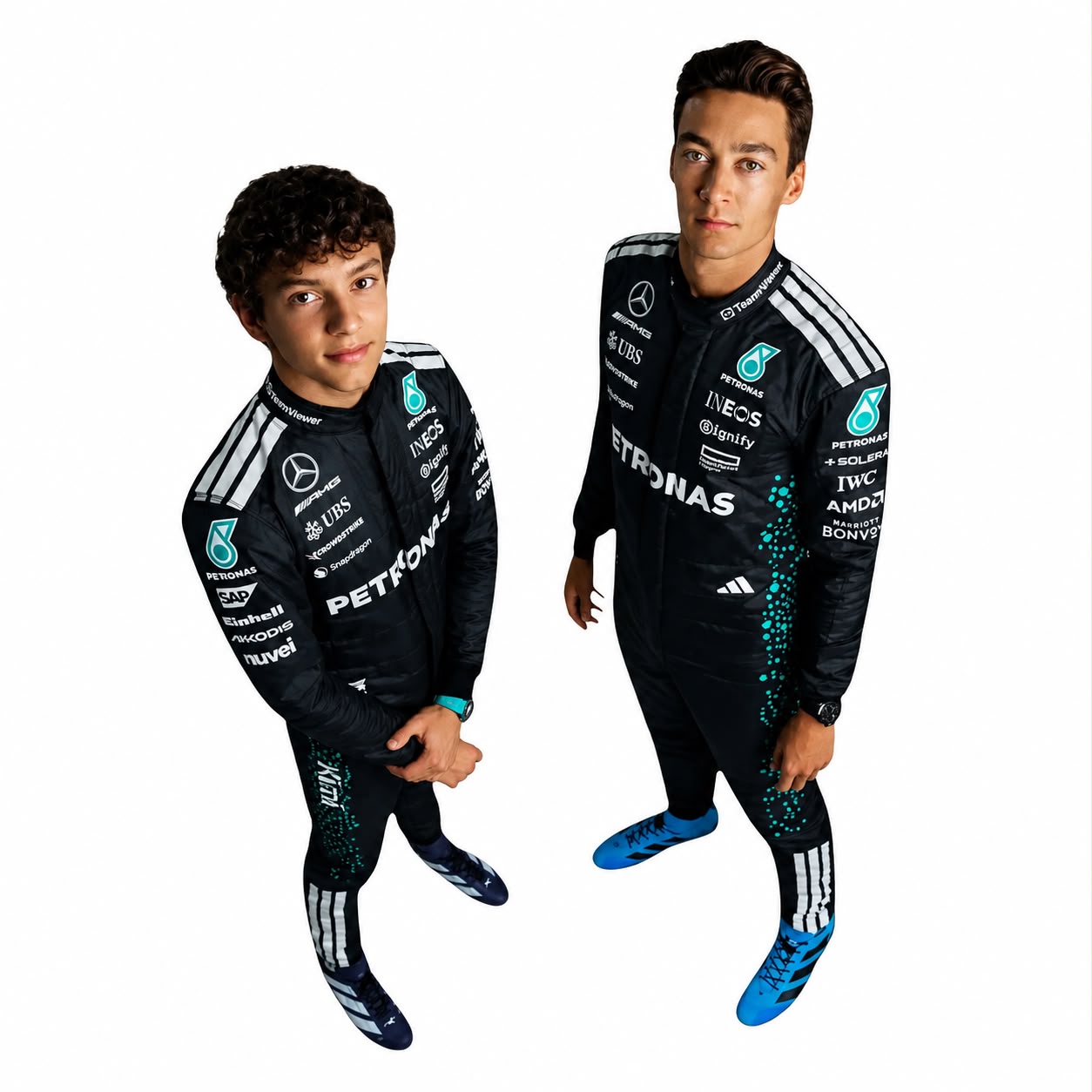 2025 George Russell Mercedes F1 Race Suit | Premium Replica Suit