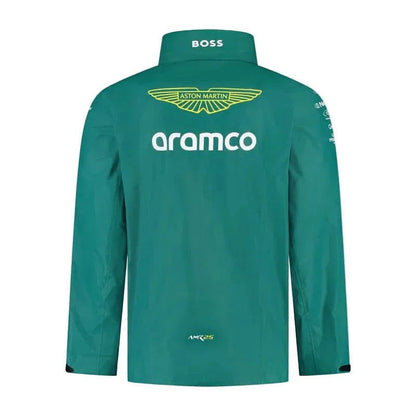 Aston Martin F1 Team 2025 Team Rain Jacket | Motorsport Outerwear