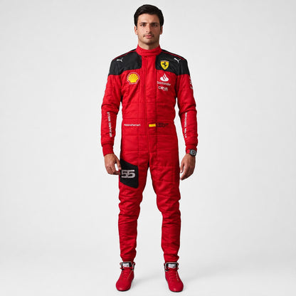 Carlos Sainz 2023 Ferrari F1 Race Suit | Replica Suit