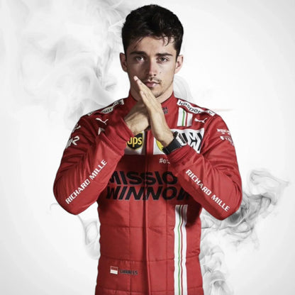 2021 Charles Leclerc Ferrari F1 Racing Suit | Mission Winnow Style