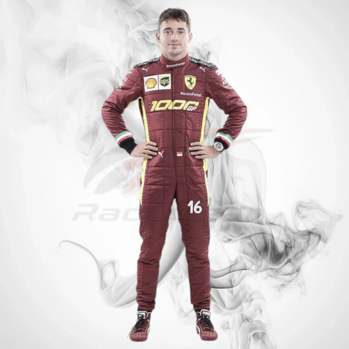 Charles Leclerc 2020 Ferrari 1000 GP F1 Race Suit