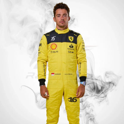 Charles Leclerc 2022 Ferrari 75th Anniversary F1 Race Suit