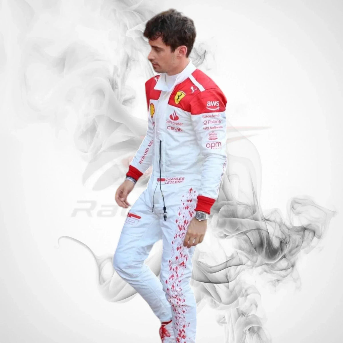 Charles Leclerc 2023 Monaco GP Ferrari F1 Race Suit
