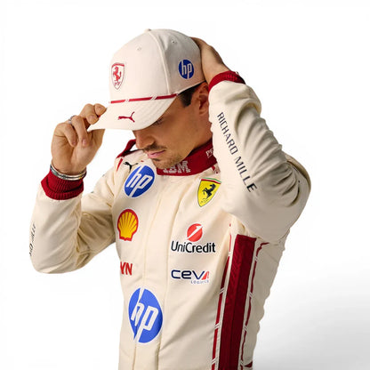 2026 Monaco Grand Prix Ferrari F1 Race Suit | Premium Replica Suit