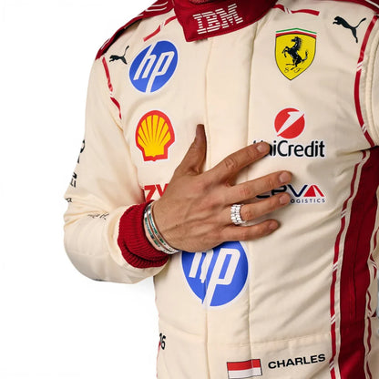 2026 Monaco Grand Prix Ferrari F1 Race Suit | Premium Replica Suit
