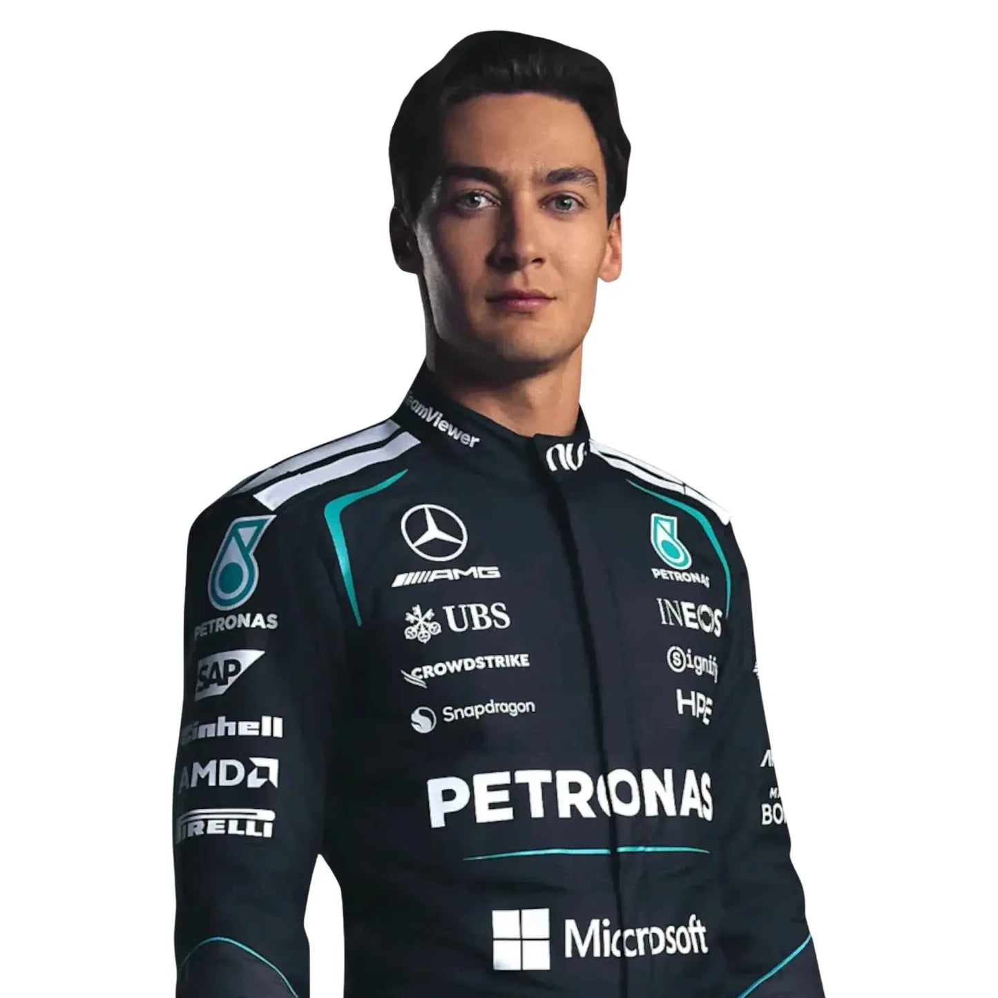 George Russell 2026 F1 Driver Mercedes Race Suit | Premium Replica Racing Suit