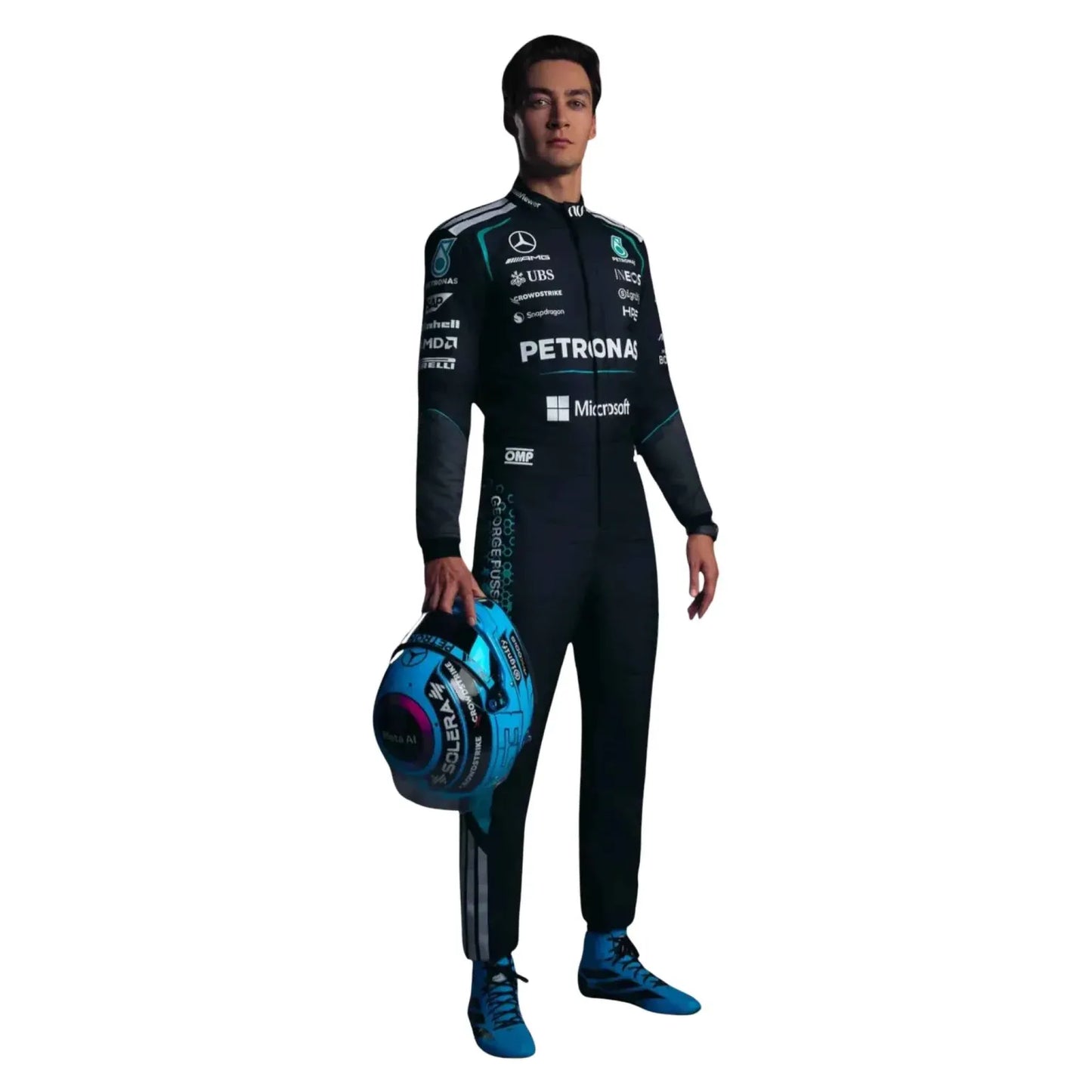 George Russell 2026 F1 Driver Mercedes Race Suit | Premium Replica Racing Suit
