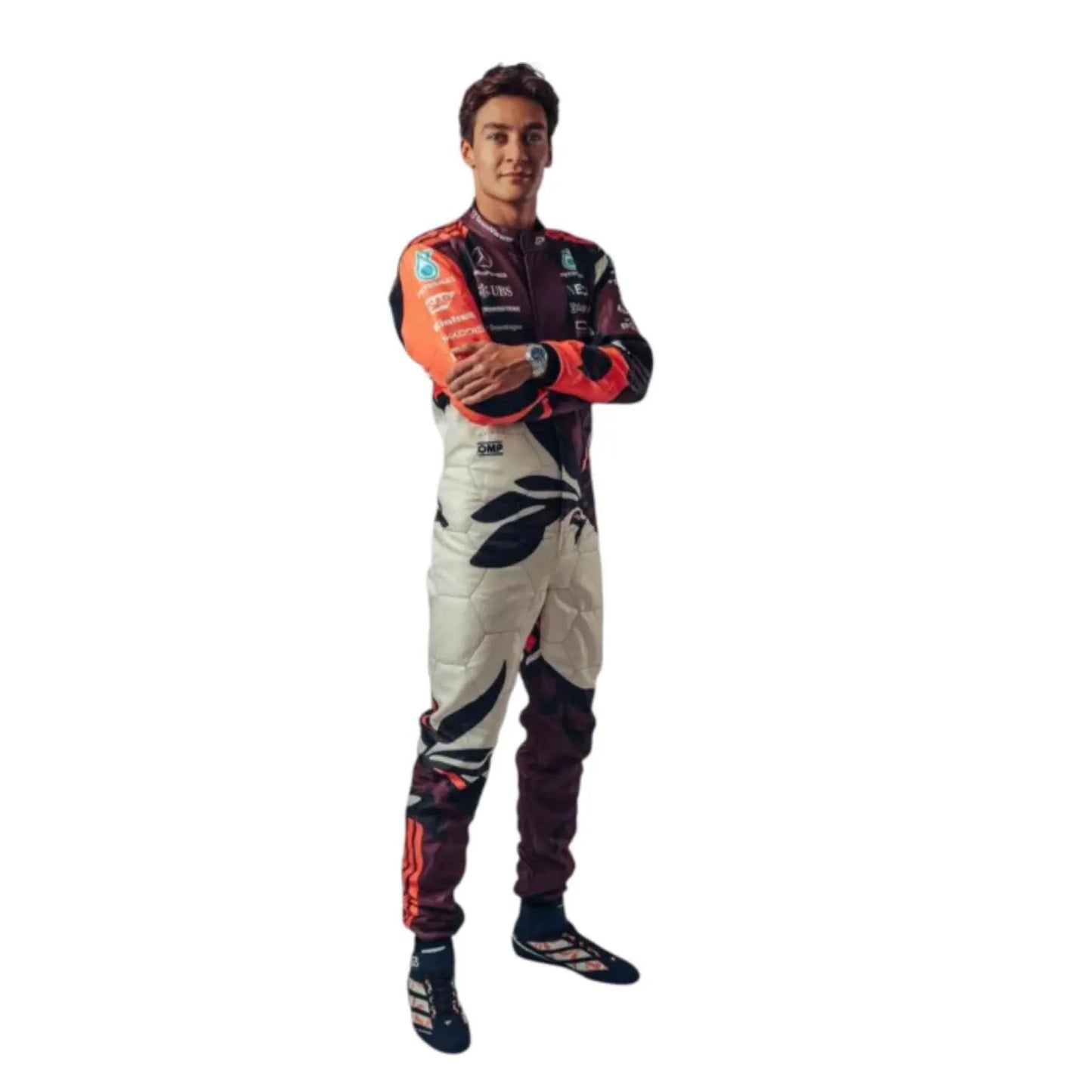 George Russell 2025 Mercedes AMG Petronas F1 Team Race Suit Replica