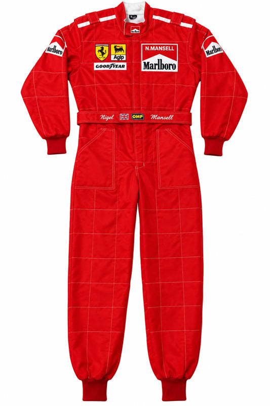 Nigel Mansell Marlboro 1990 F1 Racing Suit – Vintage Replica