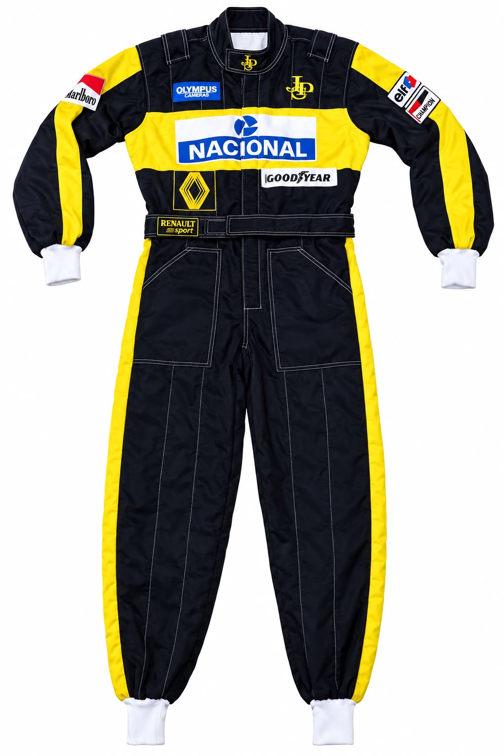 Ayrton Senna JPS Nacional 1985 Racing Suit – Vintage F1 Replica