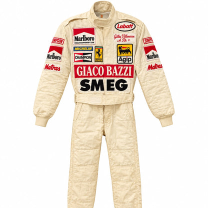 1982 Gilles Villeneuve Ferrari F1 Racing Suit Replica – Vintage