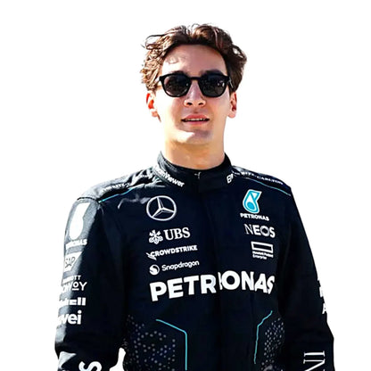 2024 New George Russell Mercedes Race Suit | Premium F1 Replica Suit