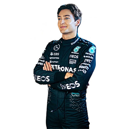 2024 New George Russell Mercedes Race Suit | Premium F1 Replica Suit