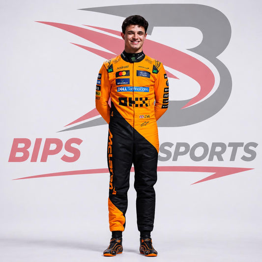 2025 Lando Norris McLaren Race Suit | Premium F1 Replica Racing Suit