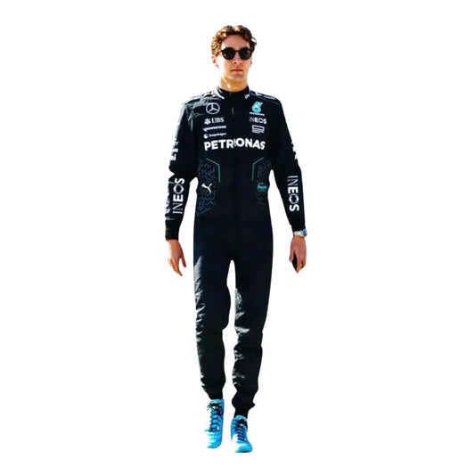 2024 New George Russell Mercedes Race Suit | Premium F1 Replica Suit