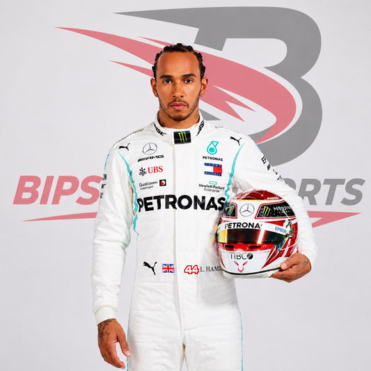 2019 Lewis Hamilton PETRONAS Mercedes Race Suit | Premium F1 Replica